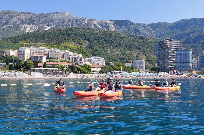 3.5-Hour Kayak Tour from Beсiсi to Sveti Stefan Island - Arriving at Sveti Stefan by kayak