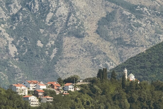 3-Hour Private Blue Cave Tour - Perast and the bay from a private boat