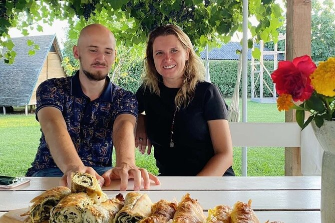 Balkan pita making culinary experience - The table stretch is the main event