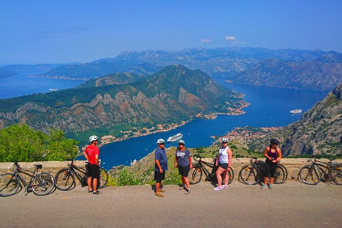 Bike tour - Panoramic downhill from Njeguši and Kotor serpentines - The Optional Zipline at Njeguši