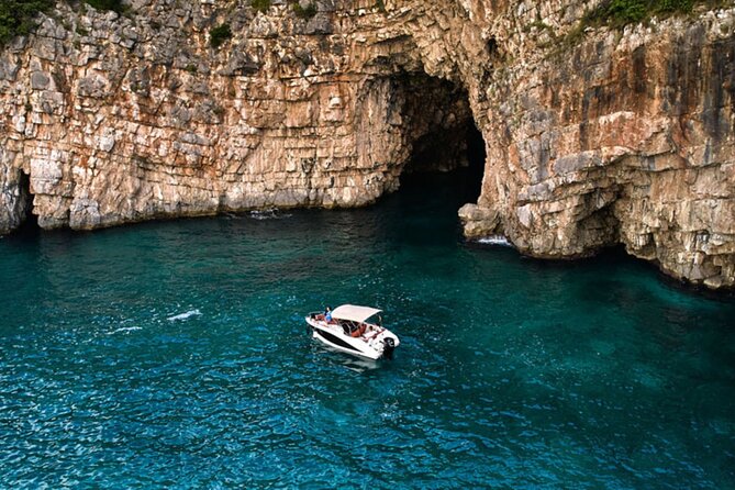 Blue Cave Guided Tour in Kotor Bay - Passing the World War II submarine tunnels