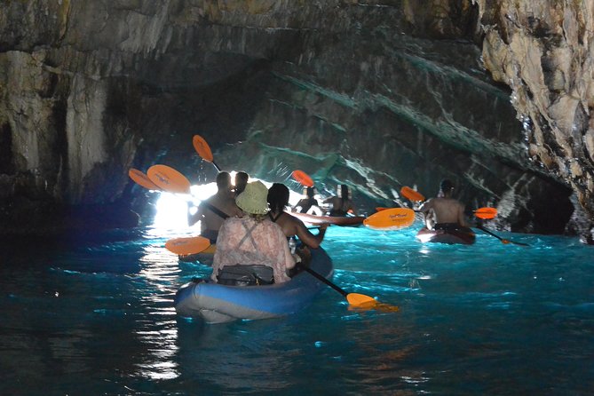 Blue Cave Kayak & Snorkel Adventure from Kotor / Tivat - What the two-person kayaks feel like on the water