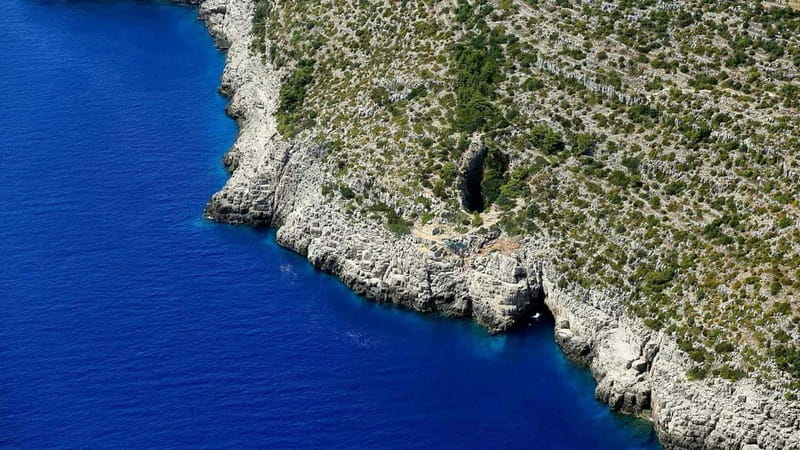 Bokokotor Bay, Blue Cave and panorama of Mamula - Mamula Island and the weight of its past