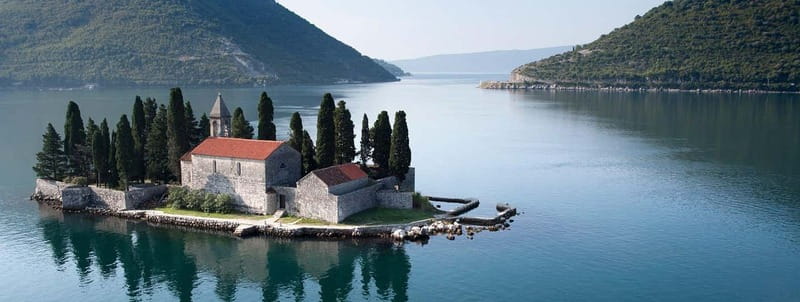 Bokokotor Bay, Blue Cave and panorama of Mamula - Passing through Verige, the bay’s narrow throat