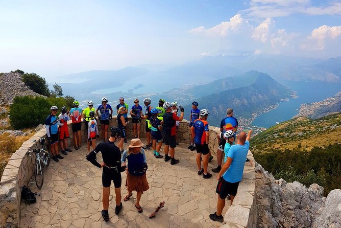 Cable car + Electric MTB from Njegos Mausoleum to Kotor bay - The Njeguši zip line is a €15 choice
