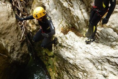 Canyoning in Nevidio Canyon