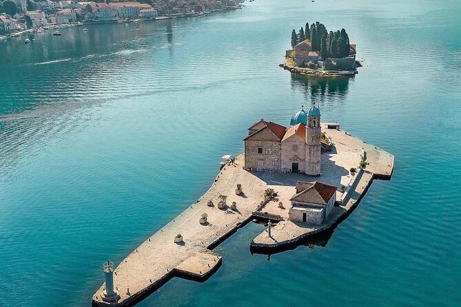 From Kotor: Boat to Blue Cave & Lady of the Rocks &Submarine Base - The Blue Cave: beautiful, busy, and weather dependent