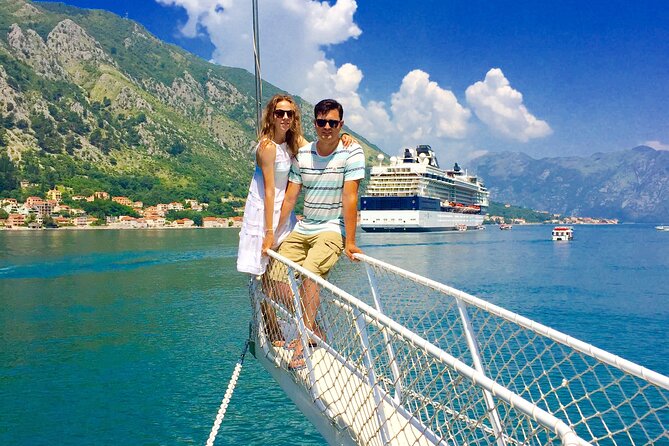 From Tivat/Kotor: Whole Boka Bay Guided Cruise, Comfortable Ship - The Blue Cave and the optional €10 boat ride