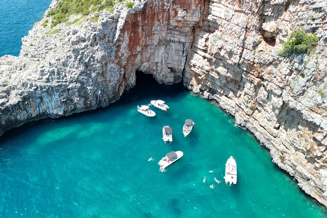 Group Guided Tour: Blue Cave Speedboat Tour in the Bay of Kotor - A fast boat from Kotor to the Blue Cave