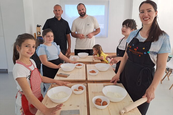 Handmade Pasta Cooking Class with Italian Chef in Montenegro - Sitting down to eat what you made