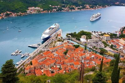 Hiking downhill from Krstac to Kotor, visit San Giovanni fortress
