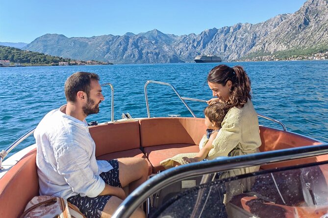 Kotor Bay and Blue Cave Ticket Tour with Complimentary Drinks - Leaving the Port of Kotor by speedboat