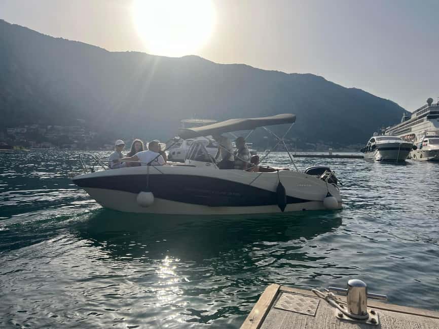 Kotor:Blue Cave ,Lady of the Rocks and Mamula Boat tour - The five-minute look at the submarine tunnel