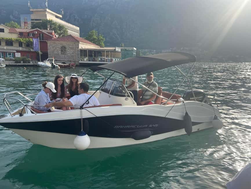 Kotor:Blue Cave ,Lady of the Rocks and Mamula Boat tour - Leaving Marina Kotor for Perast