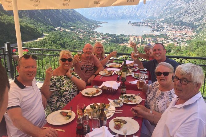 Kotor-Budva-St Stefan tour - including tasting traditional food and wine - The return drive and Kotor Bay viewpoints