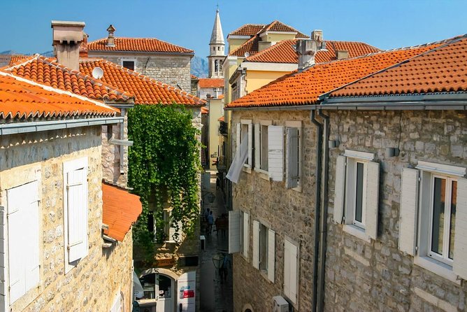 Kotor - Budva - Sveti Stefan | Unforgettable Montenegro Experience - Sveti Stefan from the hilltop viewpoint