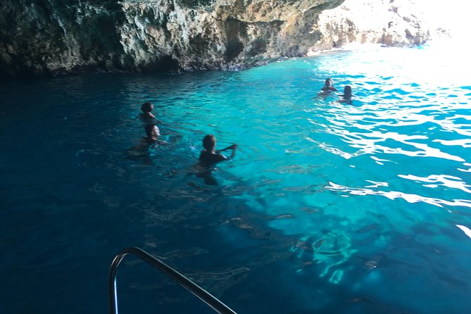 Kotor Private Speedboat Rental: Blue Cave & Lady of the Rocks - The Blue Cave swim on the Luštica Peninsula