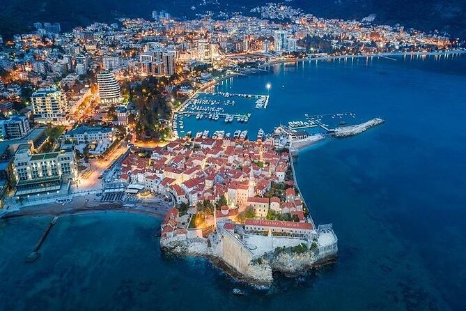 Mini Montenegro Private Tour to Njegusi, Cetinje, Budva and Kotor - Budva from the hilltop viewpoint