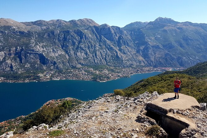 Mountain Biking on Vrmac peninsula - Panoramic view on Kotor bay - Old tunnels and the route toward St Ilija