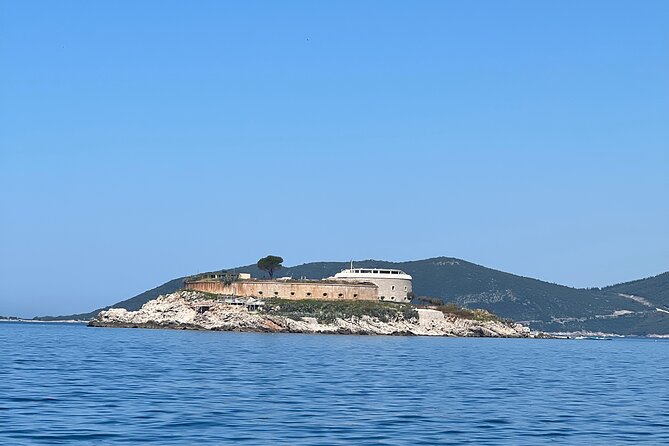 Private Blue Cave Adventure with Views of Boka Bay(up to 6pax) - Mamula Island from the water