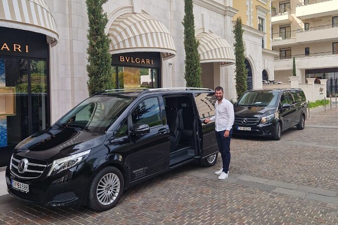 Private transfer from Podgorica airport or Podgorica to Tivat - The driver experience and route flexibility