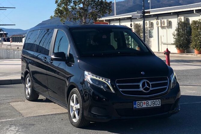 Private transfer from Podgorica airport or Podgorica to Tivat - The roughly 90-minute route from capital to coast