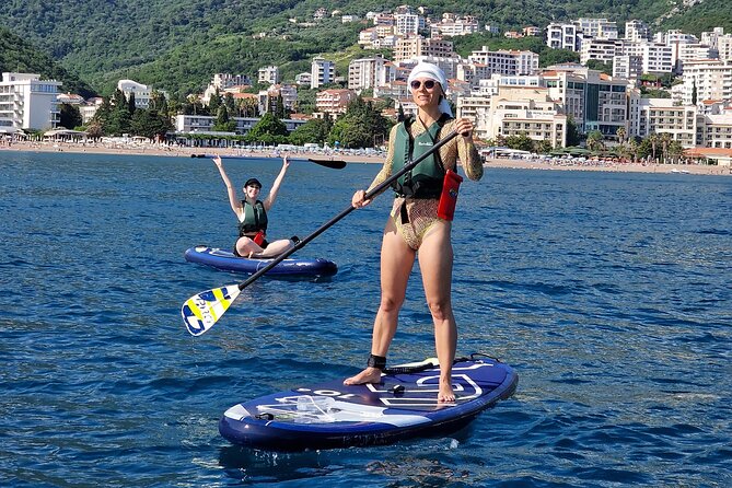 Small group kayaking tour from Budva to Sveti Nikola island caves - Paddling toward Zavala peninsula