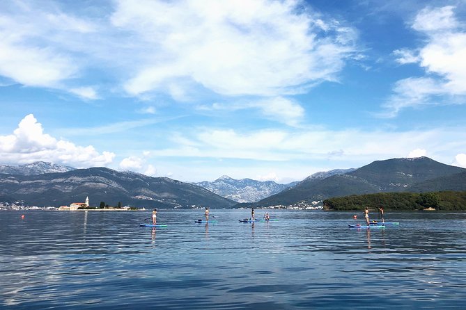 Stand-Up-Paddle Board at Bay of Kotor from Tivat or Kotor - Starting near Kotor and reaching the water