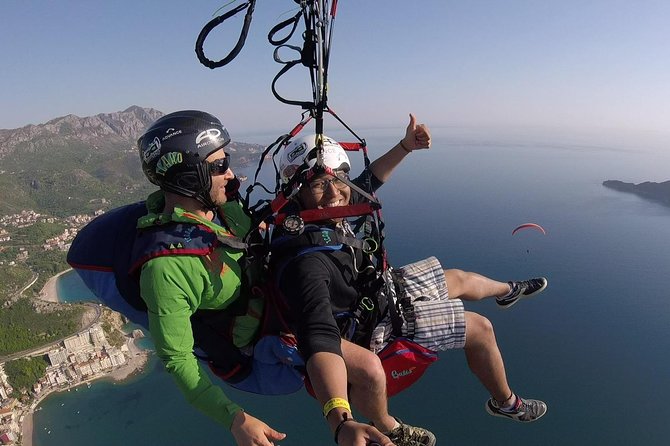 Tandem paragliding in Budva /All-inclusive - What the Budva flight is really like