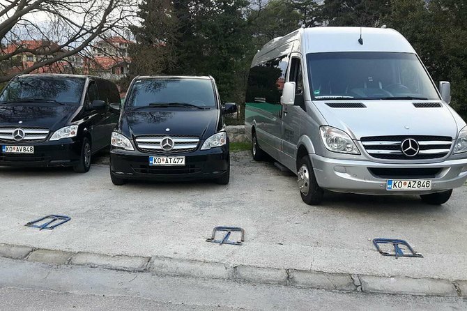 Transfer from Kotor to Dubrovnik city - The vehicle you will ride in