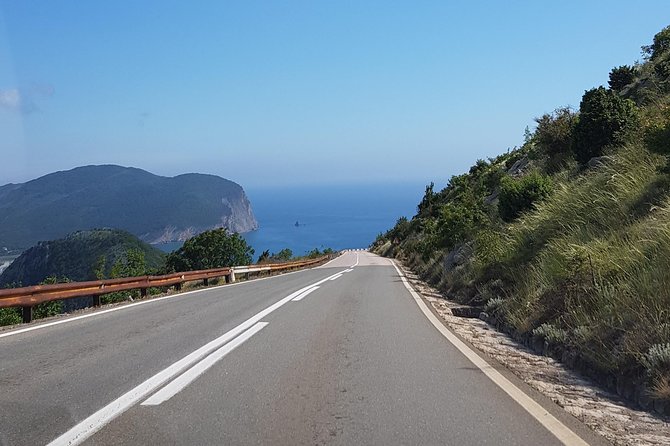 Transfer from Podgorica Airport and city to Tivat - The road to Tivat takes up to two hours